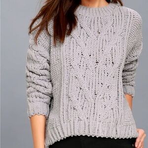 J.O.A. Beth Cable Knit Sweater